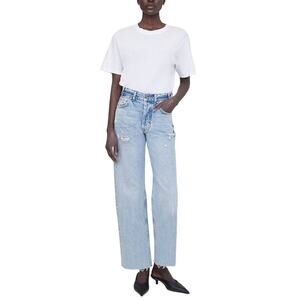 Anine Bing 'Gavin' Blue Denim Jean Size 28